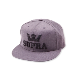 Supra Accessories ABOVE SNAP Charcoal Heather Hats | CA-76856